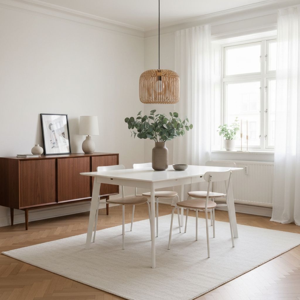 Nordic Dining Room with IKEA furniture
